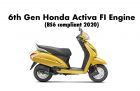2020 model Honda Activa 6G with fuel injection engine BS6