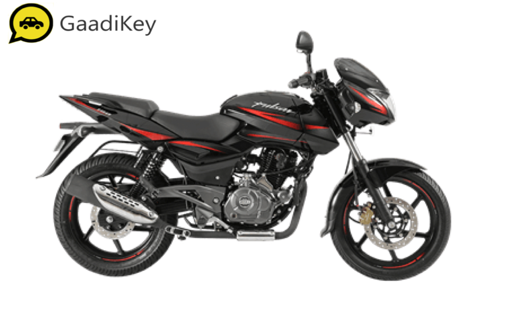 2019 Bajaj Pulsar 180 in Laser Black color.