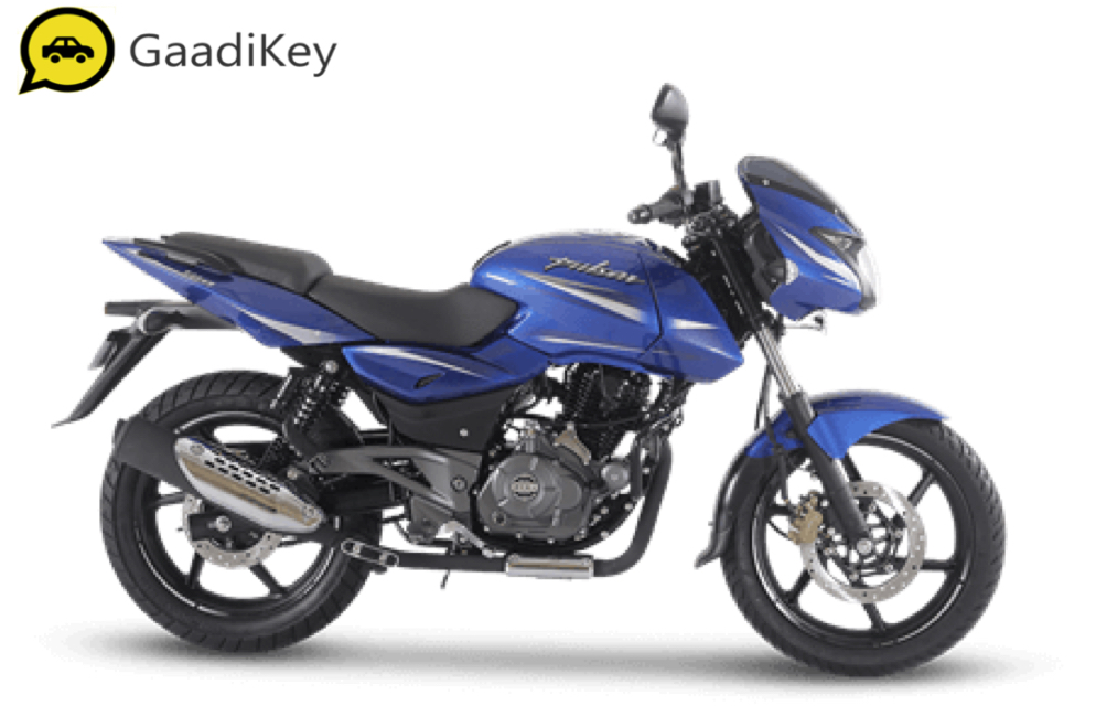  2019 Bajaj Pulsar 180 in Nuclear Blue color.