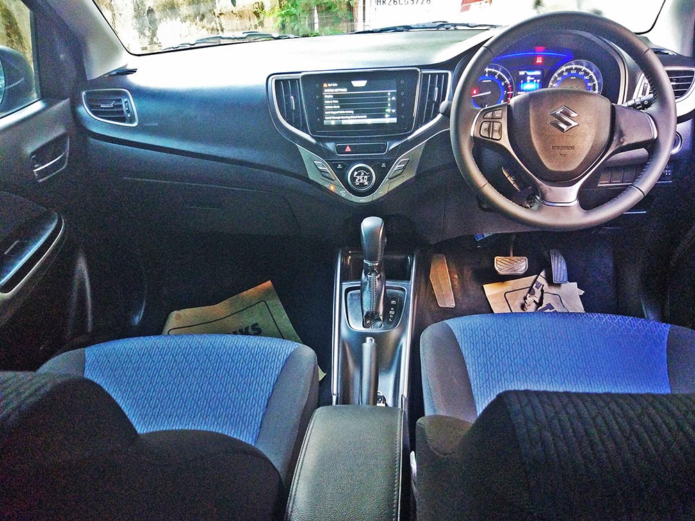 2019 Maruti Baleno Interior - Seats, Steering Wheel, New 2019 Maruti Baleno Seats and Interiors 