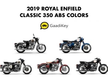 2019 Royal Enfield Classic 350 ABS Model Colors - Royal Enfield Classic ABS 350cc colors