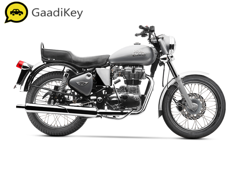 2019 Royal Enfield Bullet 350 ABS in Silver color.