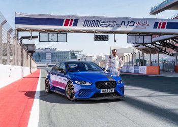 Jaguar XE SV Project 8 Sets Dubai Autodrome Lap Record