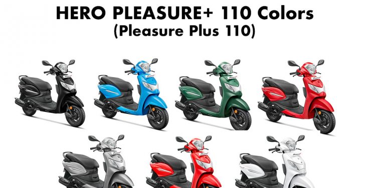 2020 Hero Pleasure Plus 110 Colors - All Colors Hero Pleasure+ 110 2020 model