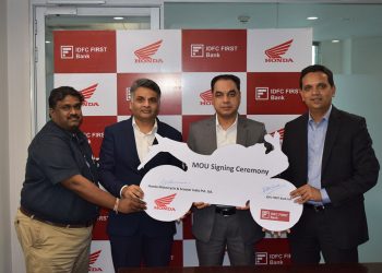 Honda 2Wheelers India adds new retail Finance Partner – IDFC First Bank