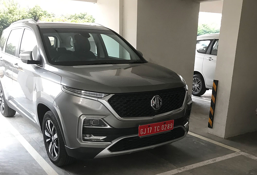 MG Hector Silver Color Front Facia, All New MG Hector Silver Color revealed