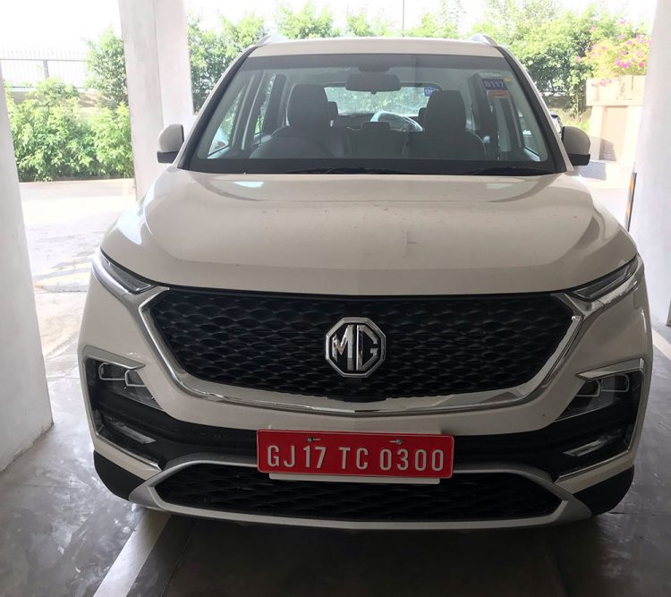 MG Hector in White Color seen ahead of 15th May Launch [EXCLUSIVE ...