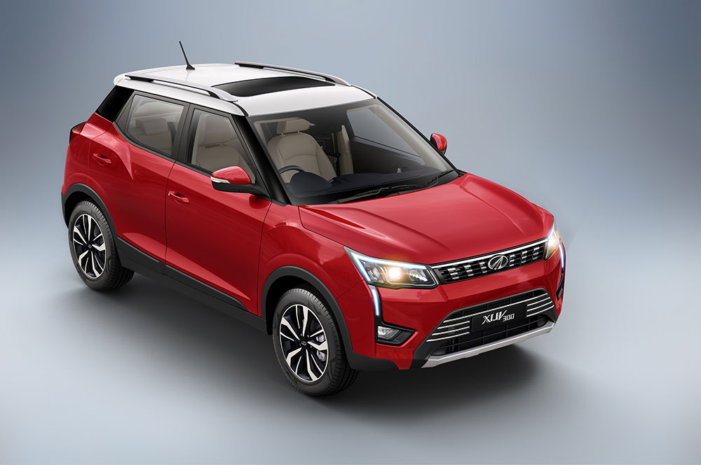 All New Mahindra XUV300 Red Tone Color Option