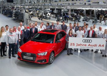 Audi A4 celebrates its 25th birthday (Silver Jubilee)