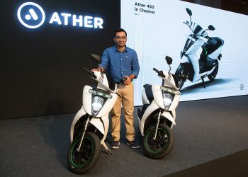 Ather 450 Launched in Chennai at Rs 1.31 Lakhs