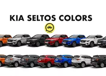 Kia Seltos Colors: Orange, Silver, Black, Red, Blue, White, Grey