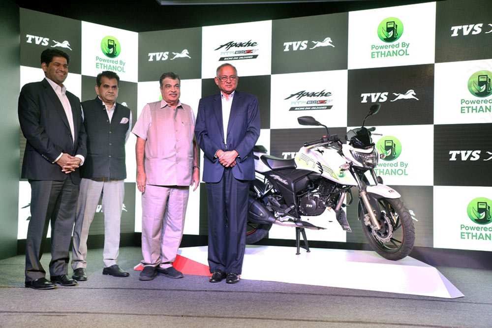 TVS Apache RTR 200 Fi Ethanol Launched At Rs 1.2 Lakhs