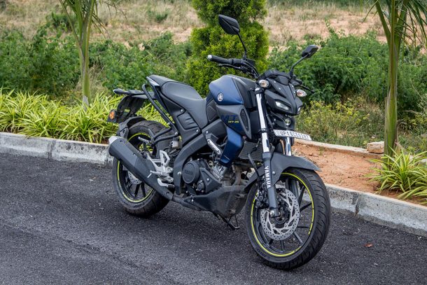 Yamaha MT-15 Photos - Dark Matt Blue - GaadiKey