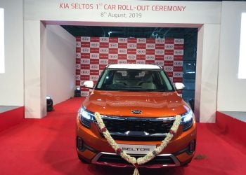 First Kia Seltos SUV rolled out from Anantpur Plant