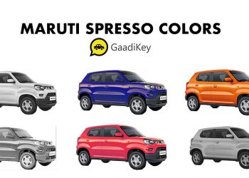 Maruti SPresso Colors: Orange, Red, Grey, Silver, Blue, White