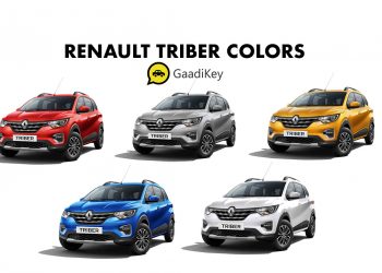 Renault TRIBER Colors: Blue, Orange, White, Red, Silver