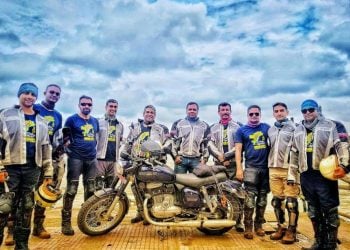 Indian Navy rides Jawa Motorcycles
