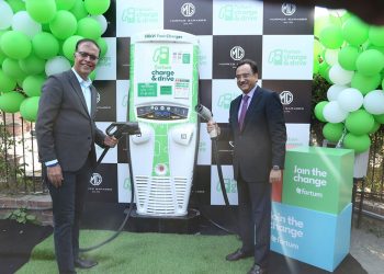 MG Motor with Fortum announce First Public 50 kW DC Fast Charging Station