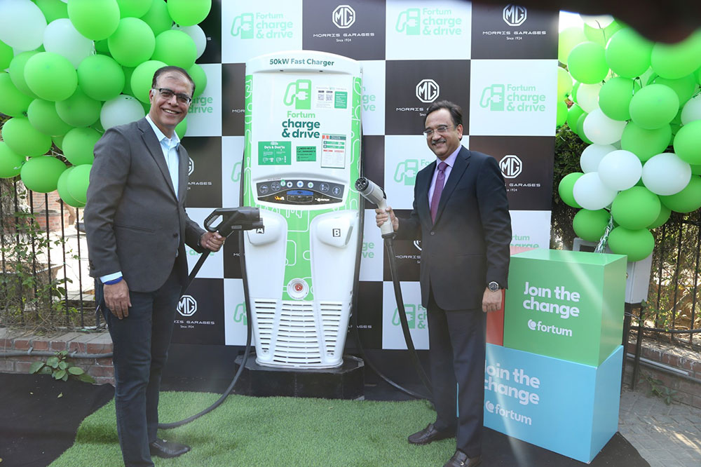 MG Motor with Fortum announce First Public 50 kW DC Fast Charging