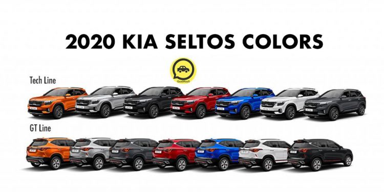 Kia Seltos 2020 Colors - 2020 Kia Seltos All Color options - Kia Seltos 2020 Model color variants - Seltos All Colors 2020 model