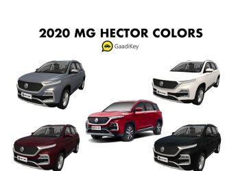 MG Hector Colors - 2020 MG Hector all color options