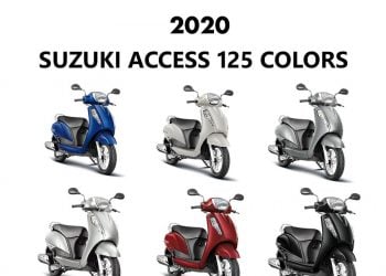 2020 Suzuki 125 Colors All Color options Access 125