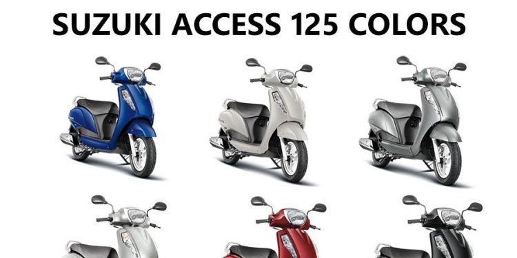 2020 Suzuki 125 Colors All Color options Access 125