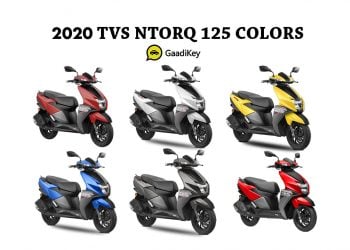 2020 TVS NTORQ Colors - All New TVS NTORQ 2020 Color options - 2020 model TVS NTORQ All Colours