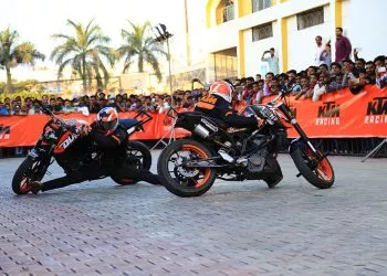 KTM Stunt Show in Mumbai Today (27 December)