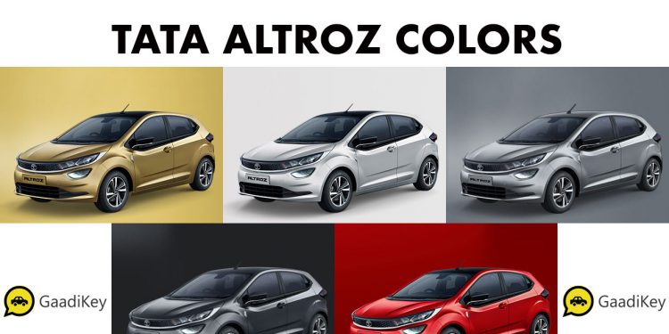 Tata Altroz Colors - New Tata Altroz all colors variants