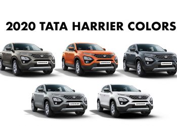 Tata Harrier Colors 2020 model - All New 2020 Tata Harrier Colors - New 2020 model Tata Harrier all colors
