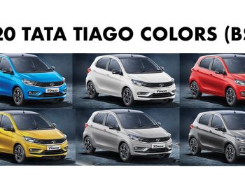 2020 Tata Tiago Colors: Red, Yellow, Blue, White, Grey, Silver