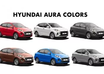 Hyundai Aura Colors - Hyundai Aura All Colours