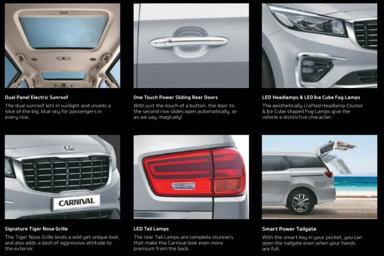 Kia Carnival Brochure Revealed Features, Seats, Dimensions, Specs and