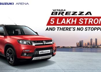 Maruti Vitara Brezza Sales 5 Lakh units - 47 months since launch