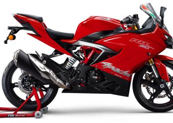 2020 TVS Apache RR310 BS6 Model Launched at Rs 2.4 Lakhs