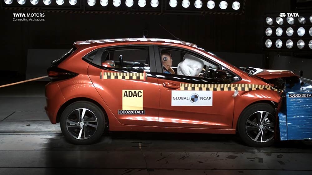 Tata Altroz Crash Test - 5-Star Safety Rating from Global NCAP - Adult Safety
