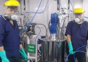 Hero distributes 5,000 litres of sanitisers