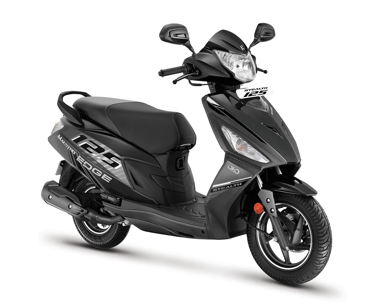 Hero Maestro Edge 125 Stealth Edition Launched At Rs 72 950 GaadiKey