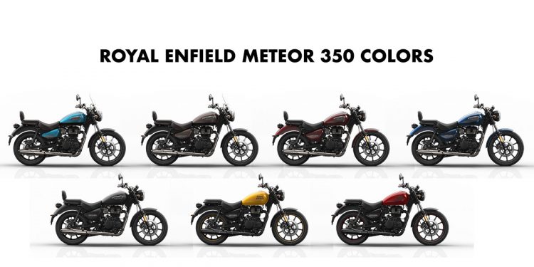 Royal Enfield Meteor Colors - All Color Options