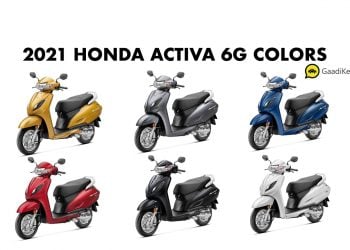 2021 Activa 6G All Colors New 2021 Model