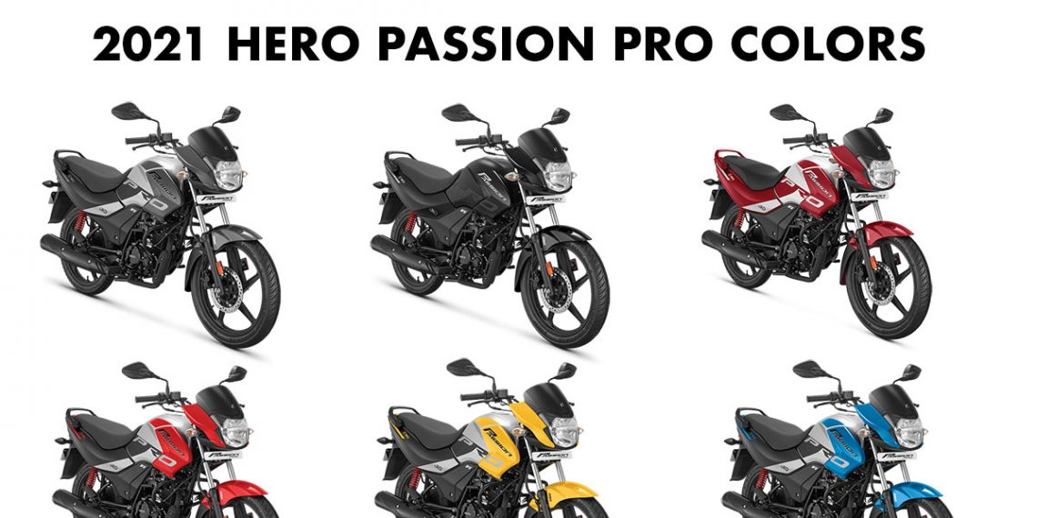 Hero passion discount pro blue colour