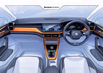 Skoda Kushaq Interior Design Sketches Revealed