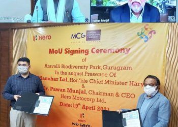 Hero MotoCorp adopts Aravali Biodiversity Park in Gurugram