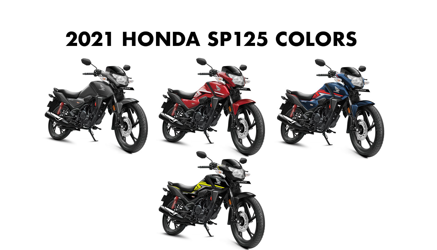 Honda Sp 125 Bs6 Colours 2021 2024 www.alhudapk