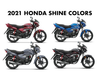 Honda shine bs6 store colours 2021 model