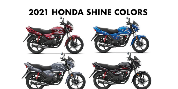 2021 Honda Shine All Colors