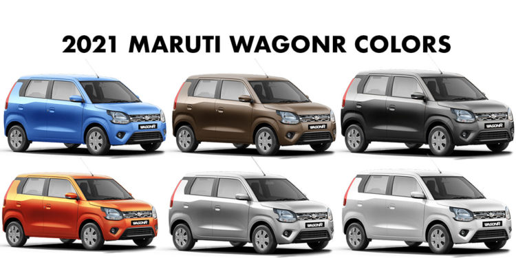 2021 Maruti WagonR Colors - New WagonR All Colors