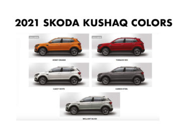 2021 Skoda Kushaq Colors - New Kushaq SUV in all color options