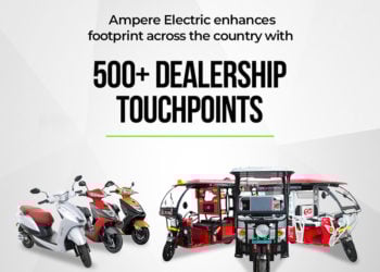 Ampere Electric crosses 500+ dealer touchpoints in India